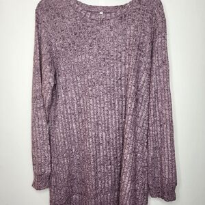 Womans Purple Soft Lightweight Long Sleeve Shirt, Fall Shirt, Size Large, NEW